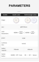 Load image into Gallery viewer, Bedroom Decor Night Lights Motion Sensor Night Lamp USB Charging