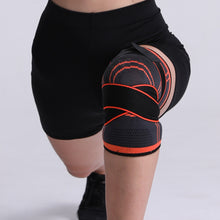 Load image into Gallery viewer, Men Pressurized Elastic Knee Pads Support Fitness Gear