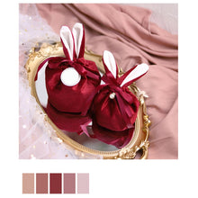 Load image into Gallery viewer, Cartoon rabbit ear velvet bag baked candy biscuit packaging bag