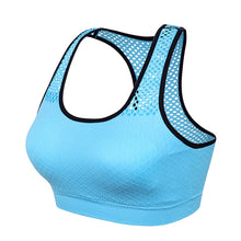 Load image into Gallery viewer, Quick drying mesh Top shockproof fitness women's bra removable cushion