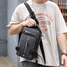 Load image into Gallery viewer, Multi-function messenger bag with USB charging port