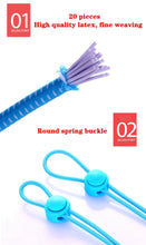 Load image into Gallery viewer, Sneaker ShoeLaces Elastic No Tie Shoe Laces Stretching Lock Lazy laces