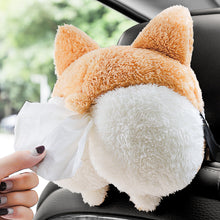 Load image into Gallery viewer, Creative cartoon Golgi donkey tissue box soft car seat Napkin Holder