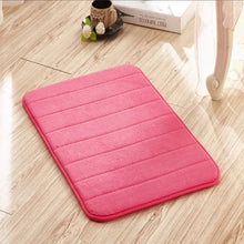 Load image into Gallery viewer, Home Bath Mat Coral Fleece Bathroom Toilet Floor Mat