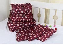 Load image into Gallery viewer, 6pcs Travel Storage Bags Clothes Shoes Underwear Suitcase Organizer Bags