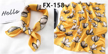 Load image into Gallery viewer, Women's fashion printed Scarf Hair Band handkerchief silk scarf