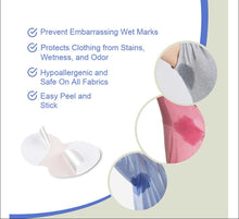 Load image into Gallery viewer, Disposable underarm sweat absorbing pad underarm care anti sweat sticker