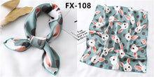 Load image into Gallery viewer, Women's fashion printed Scarf Hair Band handkerchief silk scarf