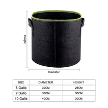 Load image into Gallery viewer, Felt Plants Growing Bag Vegetable Flower Potato Pot Container Garden Planting Basket