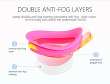 Load image into Gallery viewer, Swimming goggles for 3-10 years old children