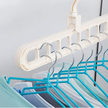 Load image into Gallery viewer, Multi port and multi-functional plastic clothes rack