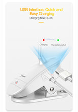 Load image into Gallery viewer, Led gooseneck table lamp touch clip learning lamp USB rechargeable
