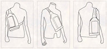 Load image into Gallery viewer, Men's single shoulder chest bag