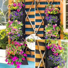 Load image into Gallery viewer, Waterproof vertical wall hanging flower bag with 6 bags