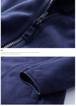 Load image into Gallery viewer, Winter Warm Coats Reversible Polar/Coral Fleece