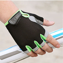 Load image into Gallery viewer, Silicone Anti-slip Anti-sweat Cycling Gloves Men Women Half Finger Gloves