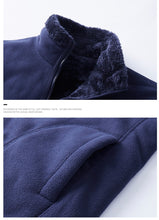 Load image into Gallery viewer, Winter Warm Coats Reversible Polar/Coral Fleece