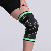 Load image into Gallery viewer, Men Pressurized Elastic Knee Pads Support Fitness Gear