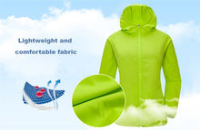 Load image into Gallery viewer, Camping Rain Jacket Men Women Waterproof Sun Protection Clothing