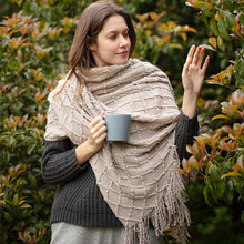 Load image into Gallery viewer, Nordic knitted tassel sofa blanket nap blanket