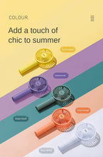 Load image into Gallery viewer, Portable mini fan Students hold a small fan desktop and hold a USB small fan