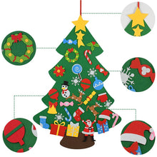 Load image into Gallery viewer, Kids DIY Felt Christmas Tree Christmas Decoration for Home