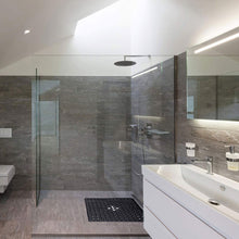 Load image into Gallery viewer, Square Shower Mats Non Slip Bath Mat with with Drain Holes