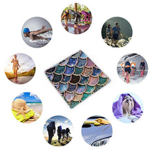 Load image into Gallery viewer, Mermaid Beach Towel creative printing sunscreen shawl quick dry towel