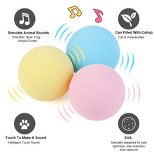 Load image into Gallery viewer, Intelligent music cat toys interactive ball cat training toys
