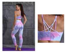 Load image into Gallery viewer, New Tie Dye Seamless Yoga High Waist Leggings Running Workout Clothes