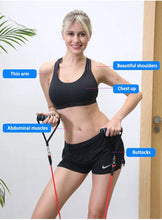 Load image into Gallery viewer, 11 Pieces / set elastic rubber belt stretching rope fitness expander