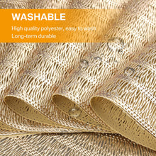 Load image into Gallery viewer, 4PCS PVC Placemat for Dining Table Hollow Pad Coaster Pads Table Bowl Mats