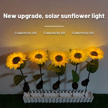 Load image into Gallery viewer, Garden lights Solar LED Light Waterproof Sunflower Lawn Light