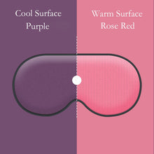 Load image into Gallery viewer, Silk cotton cool and warm double side sleeping eye mask