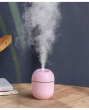 Load image into Gallery viewer, 220ML Mini Ultrasonic Air Humidifier LED Lamp USB Essential Oil Diffuser