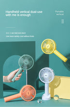 Load image into Gallery viewer, Portable mini fan Students hold a small fan desktop and hold a USB small fan