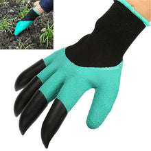 Load image into Gallery viewer, 4 Hand claw ABS plastic gardening rubber gloves