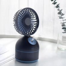 Load image into Gallery viewer, USB Charging Office Desktop Humidifier Spray Fan Air Conditioning Fan