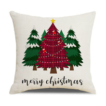 Load image into Gallery viewer, A set of 4-piece 18x18in Christmas Pillow Covers