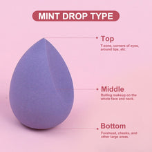Load image into Gallery viewer, 4/pcs Cosmestic Sponge Egg Tool Wet and Dry Use