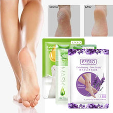 Load image into Gallery viewer, 6Pcs Lavender/Aloe Foot Mask Remove Dead Skin Foot Peeling Mask