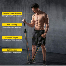 Load image into Gallery viewer, 11 Pieces / set elastic rubber belt stretching rope fitness expander