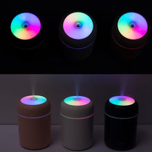Load image into Gallery viewer, Portable air humidifier 300ml ultrasonic essential oil diffuser USB mist cooler purifier
