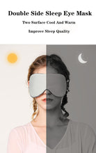 Load image into Gallery viewer, Silk cotton cool and warm double side sleeping eye mask