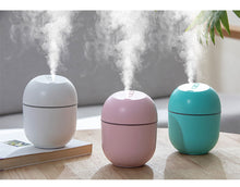 Load image into Gallery viewer, 220ML Mini Ultrasonic Air Humidifier LED Lamp USB Essential Oil Diffuser