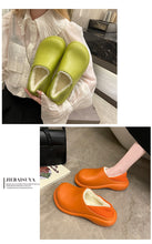Load image into Gallery viewer, Women's Slippers EVA Sole Waterproof Non-slip Casual Shoes Warm Plush