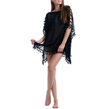 Load image into Gallery viewer, Perspective Swimsuit Women Beach Sunscreen Shirt Bikini With Smock