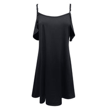 Load image into Gallery viewer, Women's Summer Dresses Casual Dress Cold Shoudler Robe Ruffle Sleeves Dresses