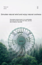 Load image into Gallery viewer, Portable mini fan Students hold a small fan desktop and hold a USB small fan