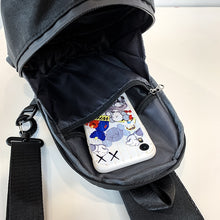 Load image into Gallery viewer, Multifunctional men's bag waterproof USB charging chest bag